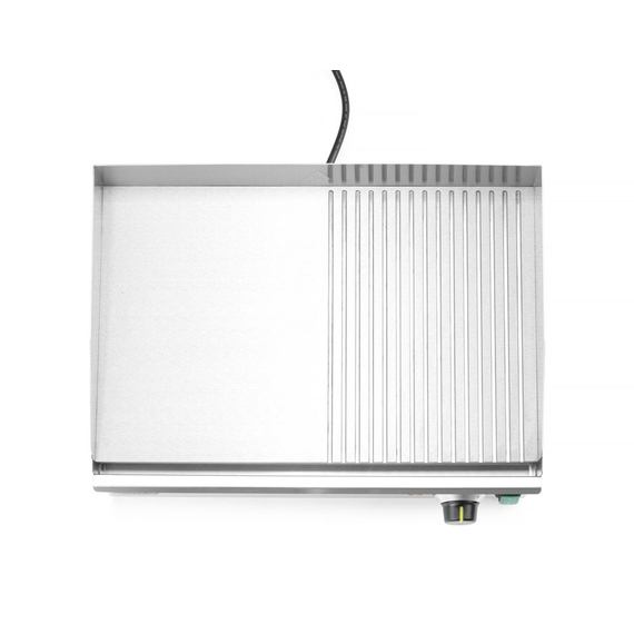 Hendi Grillplatte halb gerillt, Kitchen Line, 220-240V/2400W, 527x404x(H)233mm, Bild 7