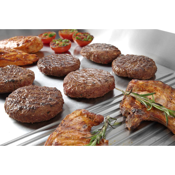 Hendi Grillplatte, Profi Line, 2/3 glatt, 1/3 gerillt, 230V/3500W, 697x474x(H)241mm, Bild 7