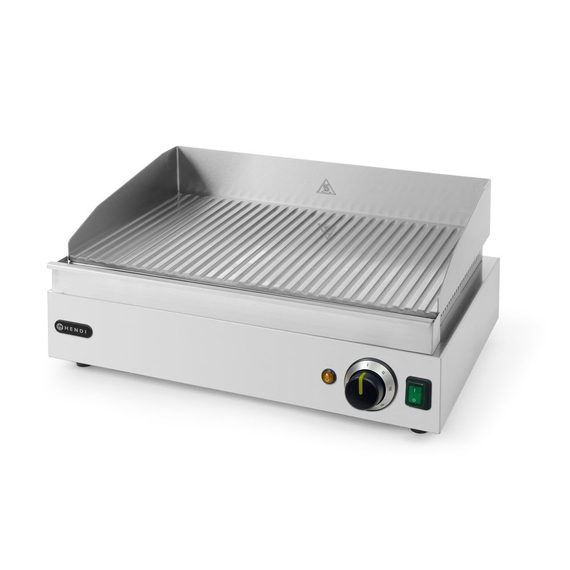 Hendi Grillplatte, Profi Line, gerillte Ausführung, 230V/2400W, 527x404x(H)233mm, Bild 5