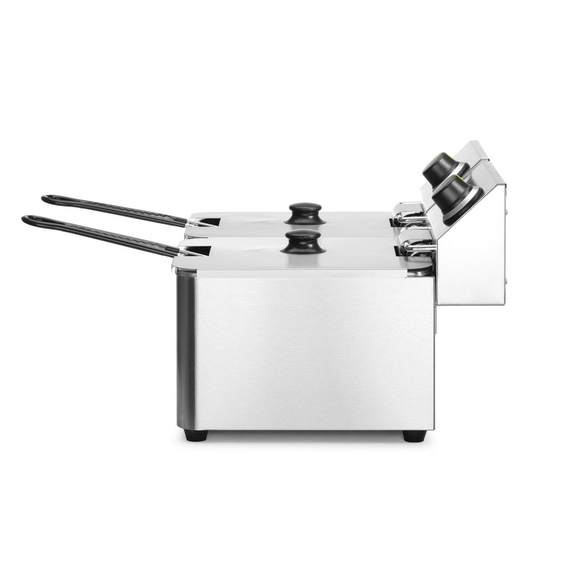 Hendi Fritteuse Kitchen Line - 2x8L, Kitchen Line, 16L, 230V/7000W, 542x430x(H)351mm, Bild 7