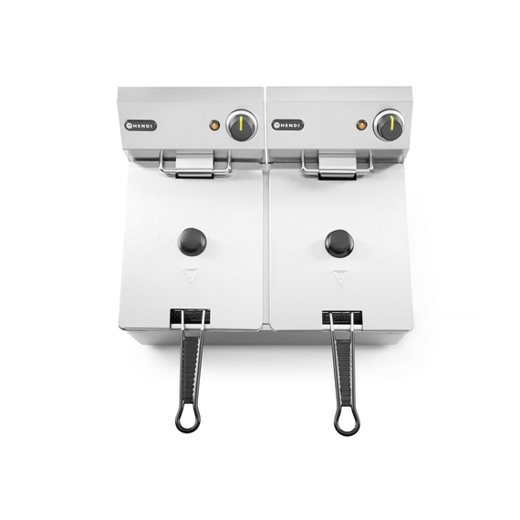 Hendi Friteuse Kitchen Line - 2x6L, Kitchen Line, 12L, 230V/6600W, 550x430x(H)305mm, Bild 7