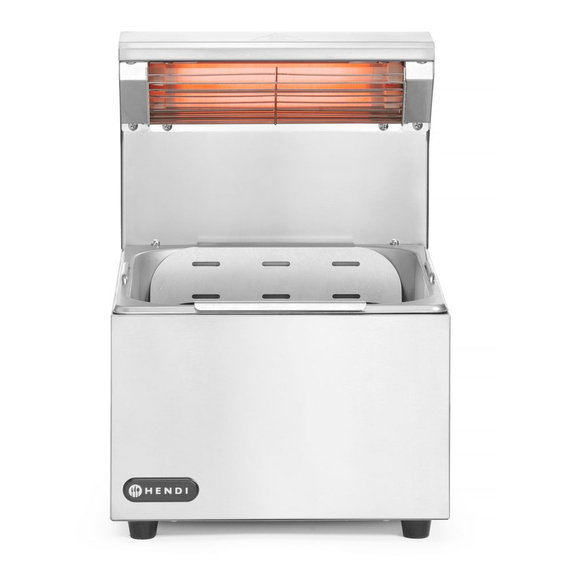 Hendi Pommes-frites-Wärmer, GN 1/2, 220-240V/400W, 357x267x(H)376mm, Bild 3