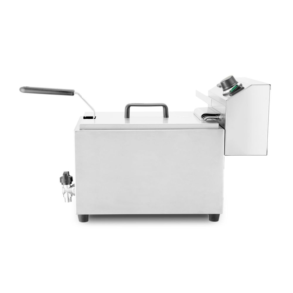 Hendi Fritteuse XL mit Ablasshahn, Profi Line, 10L, 400V/6600W, 300x585x(H)377mm, Bild 5