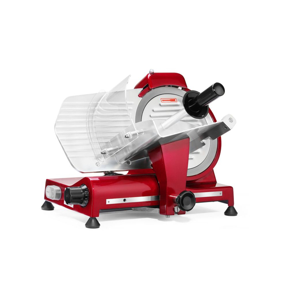 Hendi Aufschnittmaschine Profi Line 250 rote Sonderedition, Profi Line, 220-240V/320W, 514x484x(H)373mm, Bild 3