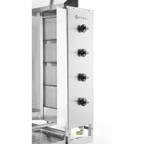 Hendi Gas Kebab Grill, Profi Line, 230V/16W, 13kW, 735x745x(H)1110mm, Bild 7