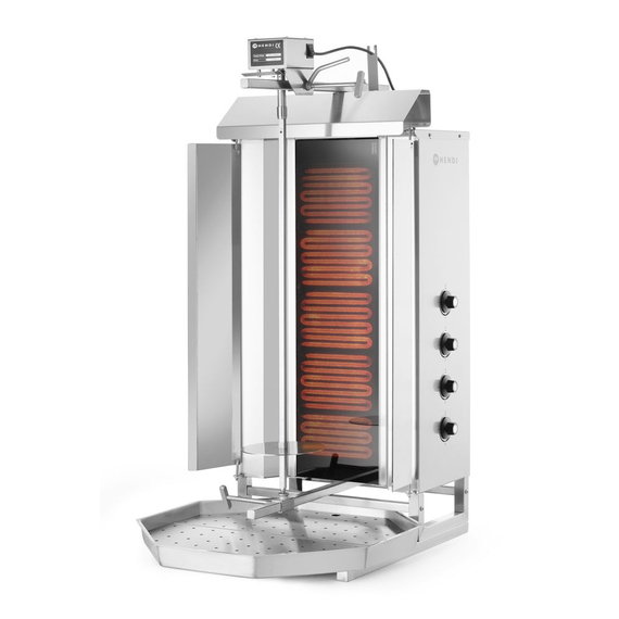 Hendi Elektrischer Kebab-Grill, Profi Line, 400V/7200W, 7,2kW, 550x700x(H)1120mm, Bild 5