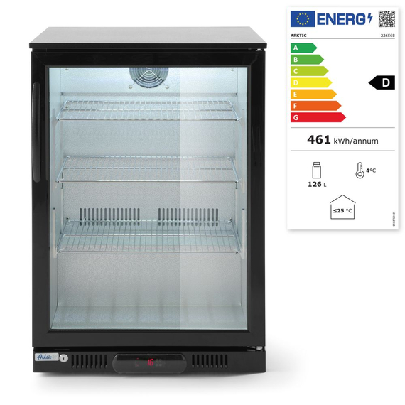 Arktic Bar-Kühlschrank eintürig, 105L, Schwarz, 220-240V/120W, 600x530x(H)865mm, Bild 5