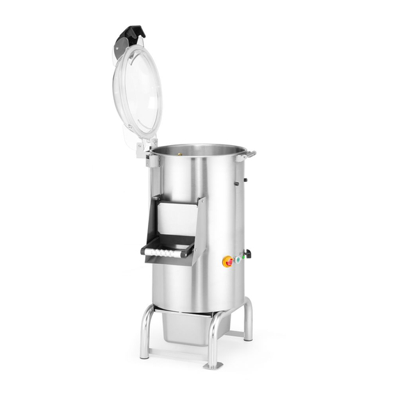 Hendi Kartoffelschäler Kitchen Line 18kg, Kitchen Line, 230V/1100W, 622x540x(H)997mm, Bild 5