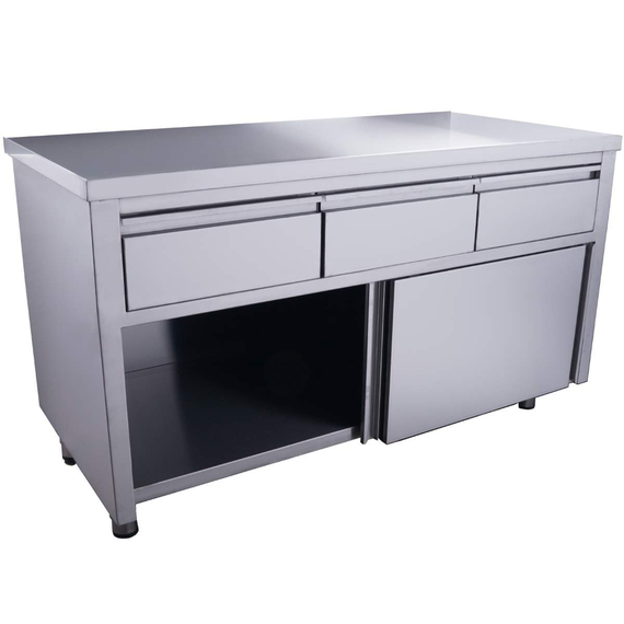 SARO Schiebetürenschrank mit 3 Schubladen, 1600X700mm, Bild 3