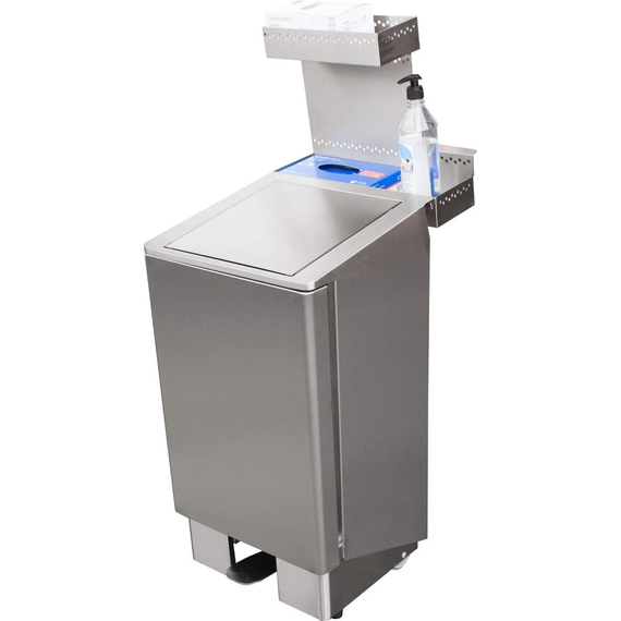 SARO Edelstahlmülleimer 60 Liter, Modell Apollo, Bild 2