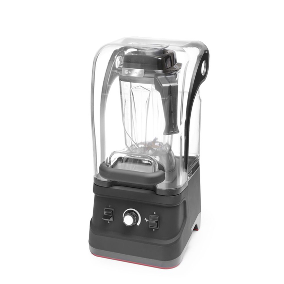 Hendi Mixer mit Schallschutzhaube, 2,5L, Schwarz, 220-240V/1680W, 250x300x(H)540mm, Bild 3