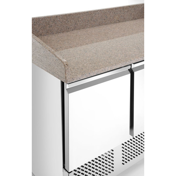 Arktic Pizzatisch, dreitürig mit Aufsatzkühlvitrine 380+40L, 254L, 230V/400W, 1400x700x(H)1491mm, Bild 6
