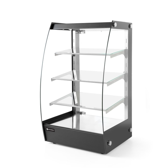Hendi Offene Vitrine mit Regalablagen 75 L, 230V/2W, 415x390x(H)716mm, Bild 3
