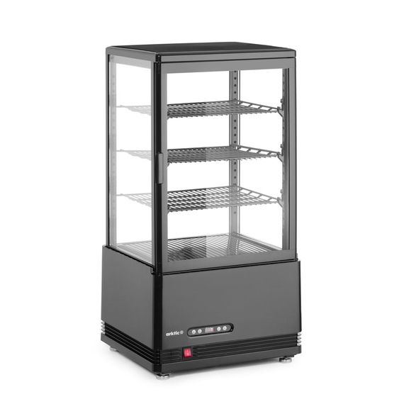 Arktic Aufsatz-Kühlvitrine 68 Liter, Schwarz, 230V/170W, 444x397x(H)875mm, Bild 3