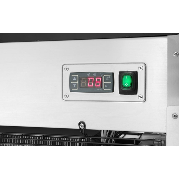Arktic Kühlvitrine mit 3 geneigten Regalen, 300L, 230V/480W, 650x833x(H)1460mm, Bild 8