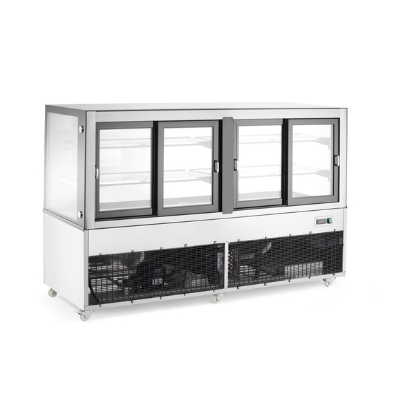 Arktic Kühlvitrine mit 2 Regalen, 610L, 230V/500W, 1824x677x(H)1230mm, Bild 4
