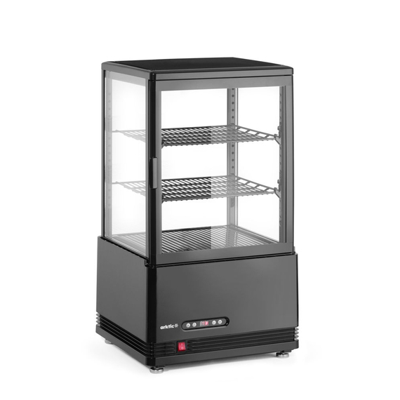 Arktic Aufsatz-Kühlvitrine 58 Liter, schwarz, 230V/170W, 452x406x(H)830mm, Bild 3