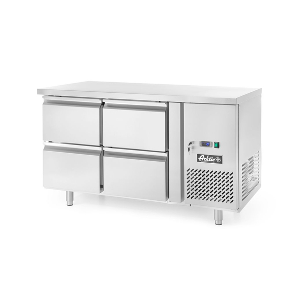 Arktic Kühltisch mit 4 Schubladen Profi Line 280L, Profi Line, 230V/250W, 1360x700x(H)858mm, Bild 5