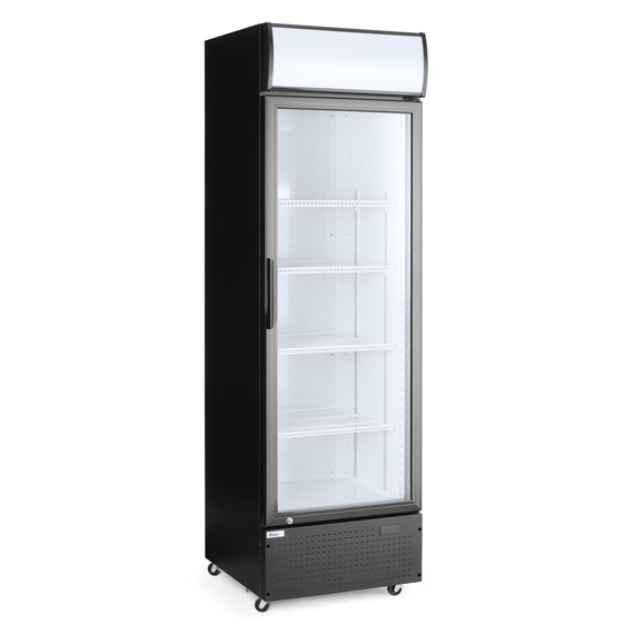 Arktic Eintüriger Kühlschrank mit hinterer Bar und hinterleuchteter Blende, , 254L, Schwarz, 220-240V/250W, 578x605x(H)1980mm, Bild 3
