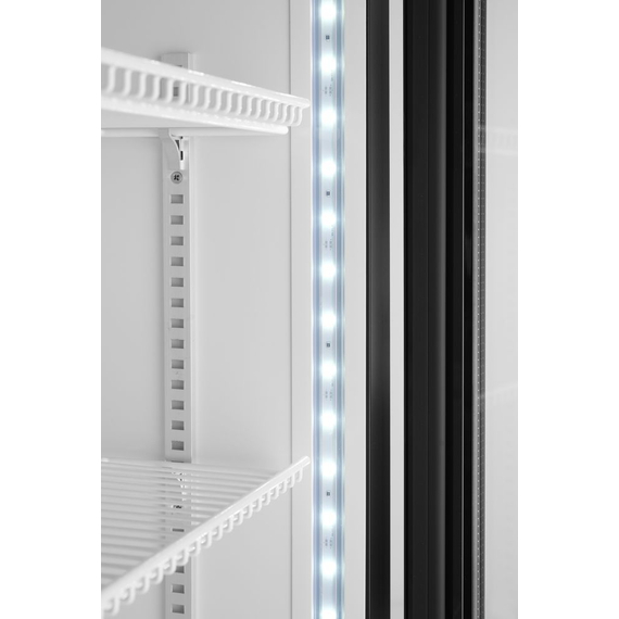 Arktic Eintüriger Kühlschrank mit hinterer Bar und hinterleuchteter Blende, , 254L, Schwarz, 220-240V/250W, 578x605x(H)1980mm, Bild 9