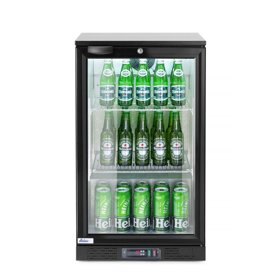 Arktic Kühlschrank hinten mit einer Tür, 86L, Schwarz, 220-240V/120W, 500x530x(H)865mm, Bild 3