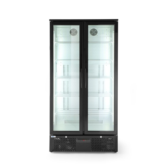 Arktic Kühlschrank mit doppelter Tür auf der Rückseite, 384L, Schwarz, 220-240V/365W, 900x530x(H)1820mm, Bild 3