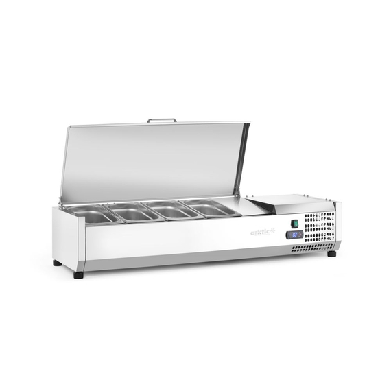 Arktic Aufsatz-Kühlvitrine Gastronorm 1/3, 4x GN 1/3, 230V/180W, 1205x420x(H)630mm, Bild 4