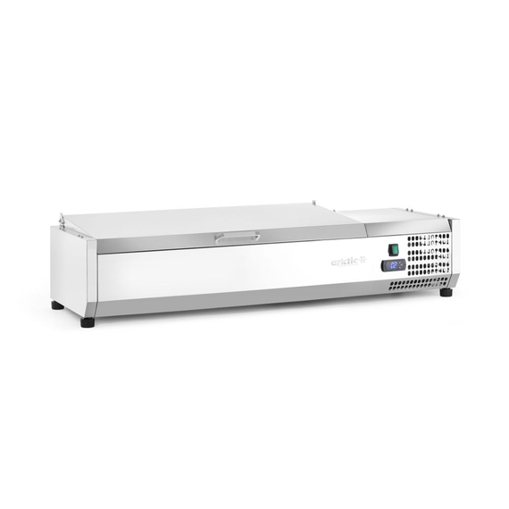 Arktic Aufsatz-Kühlvitrine Gastronorm 1/3, 4x GN 1/3, 230V/180W, 1205x420x(H)630mm, Bild 2