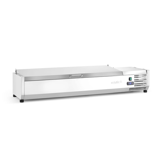 Arktic Aufsatz-Kühlvitrine Gastronorm 1/3, 6x GN 1/3, 230V/180W, 1405x420x(H)630mm, Bild 2