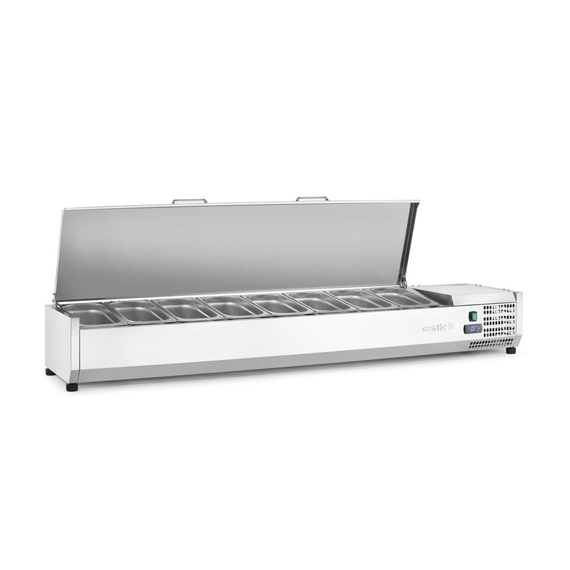 Arktic Aufsatz-Kühlvitrine Gastronorm 1/3, 8x GN 1/3, 230V/180W, 1805x420x(H)630mm, Bild 5