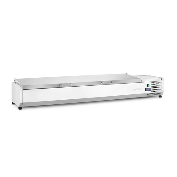 Arktic Aufsatz-Kühlvitrine Gastronorm 1/3, 8x GN 1/3, 230V/180W, 1805x420x(H)630mm, Bild 2