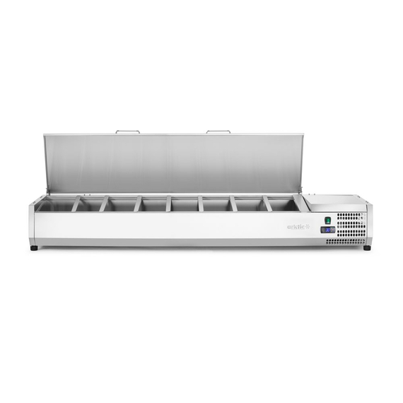 Arktic Aufsatz-Kühlvitrine Gastronorm 1/3, 8x GN 1/3, 230V/180W, 1805x420x(H)630mm, Bild 4