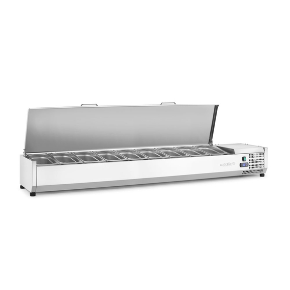 Arktic Aufsatz-Kühlvitrine Gastronorm 1/3, 9x GN 1/3, 230V/180W, 2005x420x(H)630mm, Bild 5
