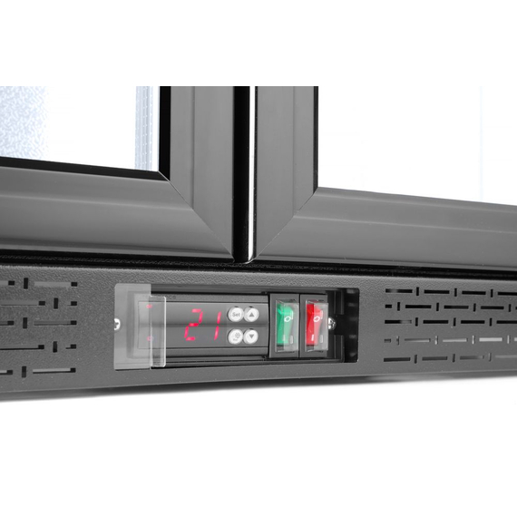 Arktic Kühlschrank mit doppelter Tür auf der Rückseite, 158L, Schwarz, 220-240V/160W, 900x530x(H)870mm, Bild 7