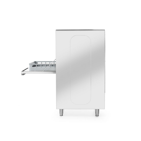 Hendi Geschirrspüler 50x60 für Tabletts und Töpfe – elektronisch gesteuert, mit Waschmitteldosiersystem und Ablaufpumpe, 400V/7100W, 595x777x(H)1335mm, Bild 7
