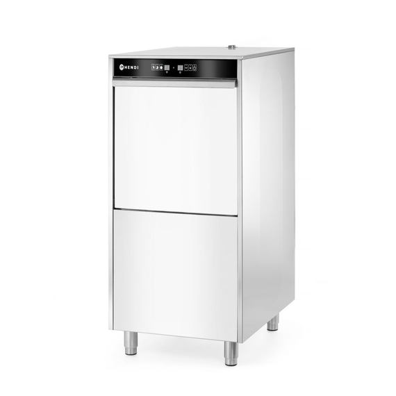Hendi Geschirrspüler 50x60 für Tabletts und Töpfe – elektronisch gesteuert, mit Waschmitteldosiersystem und Ablaufpumpe, 400V/7100W, 595x777x(H)1335mm, Bild 5