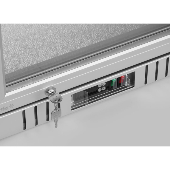 Arktic Bar-Kühlschrank mit 1 Tür, 75L, Silber, 220-240V/120W, 530x500x(H)840mm, Bild 5