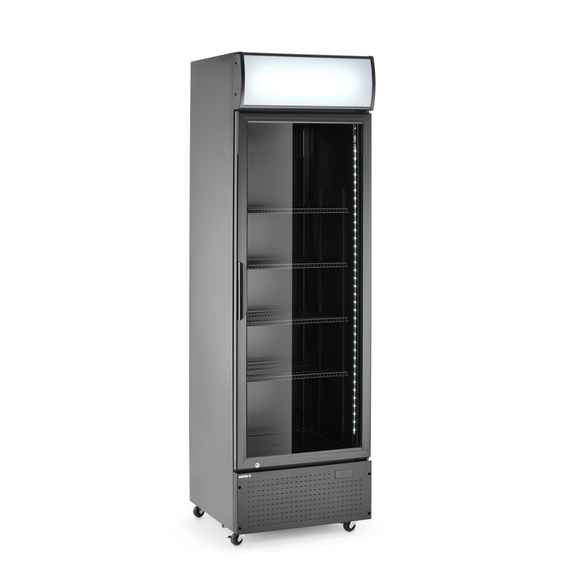 Arktic Eintüriger Kühlschrank mit hinterer Bar und hinterleuchteter Blende, , 254L, Schwarz, 220-240V/250W, 578x605x(H)1980mm, Bild 2