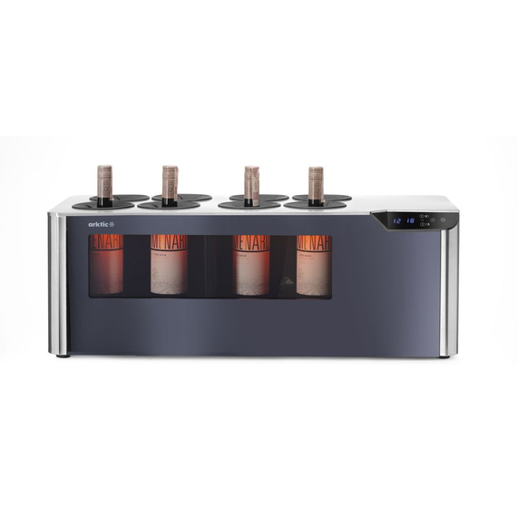 Arktic Theken-Weinkühler Cellar, 2 Zonen, Schwarz, 220-240V/60W, 800x350x(H)293mm, Bild 9