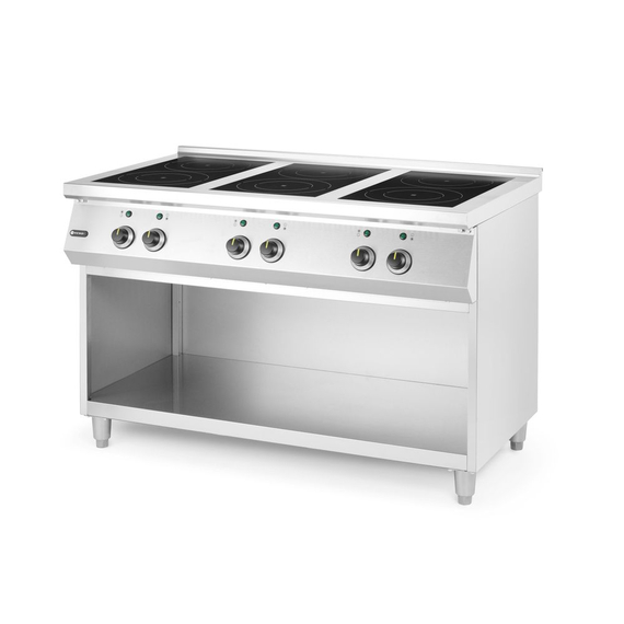 Hendi Induktionsherd mit 6 Kochfeldern, 400V/25500W, 1200x700x(H)890mm, Bild 2
