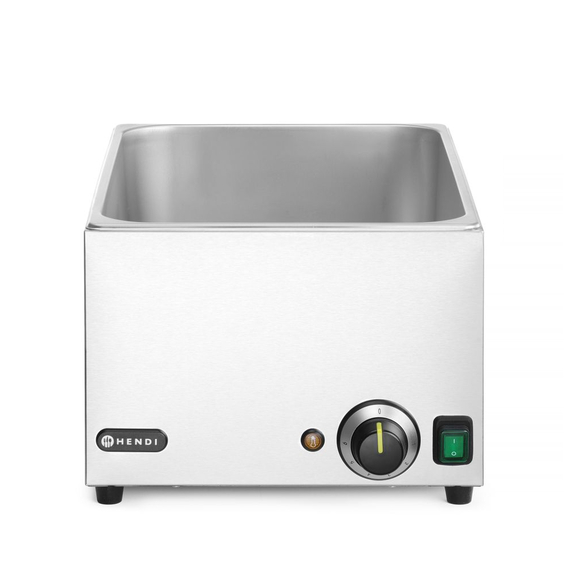 Hendi Set: Bain-Marie Ranger + 3x GN 1/3 Behälter mit Deckel, GN 1/1, 230V/1000W, 590x332x(H)242mm, Bild 5