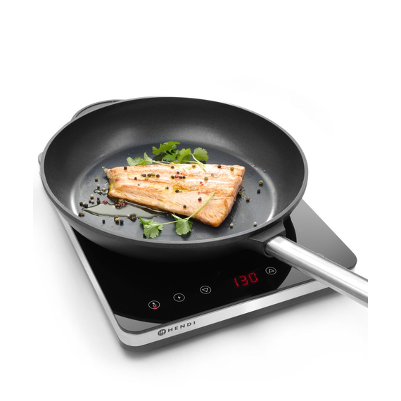 Hendi Induktionskocher Modell 2000, Kitchen Line, 230V/2000W, 295x400x(H)42mm, Bild 3