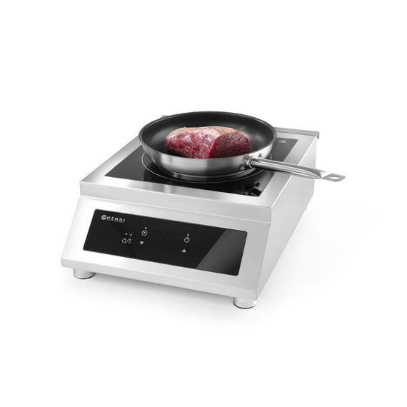 Hendi Induktionskocher Modell 5000 D, Profi Line, 400V/5000W, 398x525x(H)175mm, Bild 5