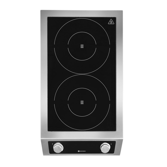 Hendi Induktionskocher Modell 7000, Profi Line, 400V/7000W, 405x700x(H)145mm, Bild 7