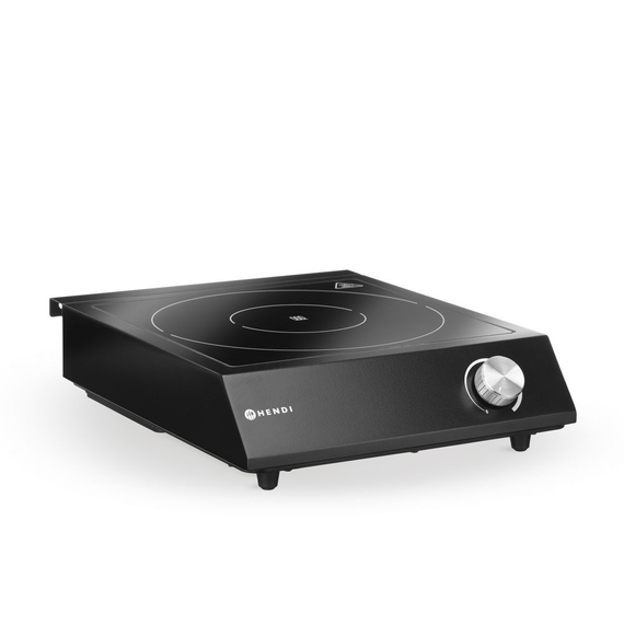 Hendi Set: Induktionskocher 3500W + Stielkasserolle + Bratpfanne, Schwarz, 220-240V/3500W, 320x395x(H)95mm, Bild 9