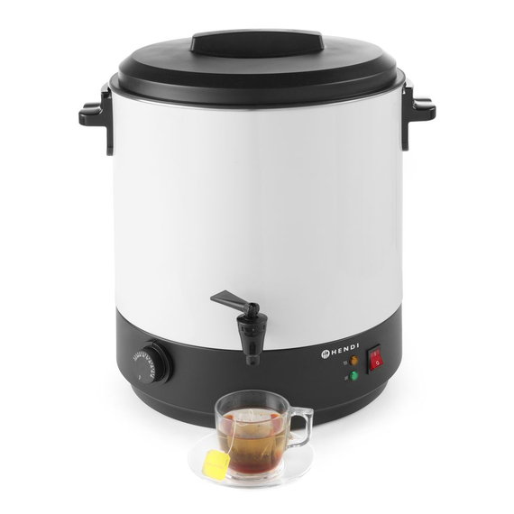 Hendi Heißgetränkespender, 25L, Weiß, 230V/2500W, 435x441x(H)500mm, Bild 3