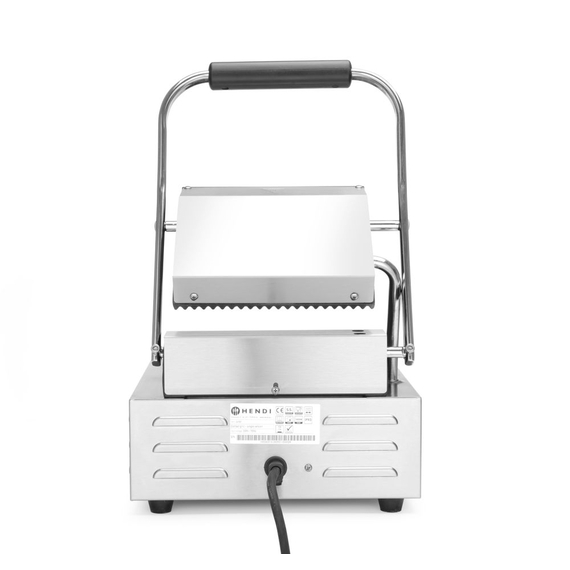 Hendi Kontaktgrill - Einzelversion, oben und unten gerillt, 230V/1800W, 310x375x(H)216mm, Bild 5