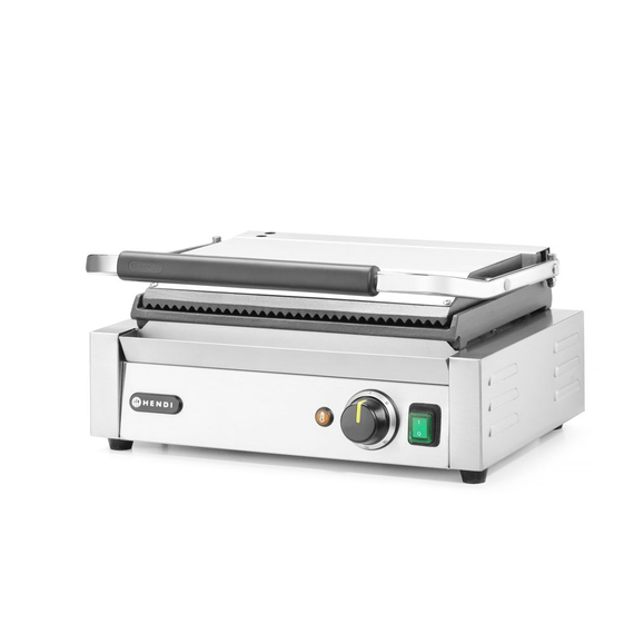 Hendi Kontaktgrill - Panini, oben gerillt, unten glatt, 230V/2200W, 430x375x(H)216mm, Bild 7