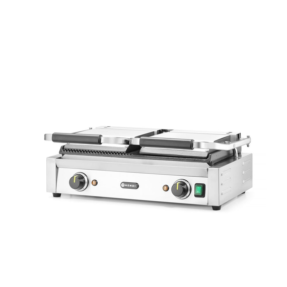 Hendi Kontaktgrill - Doppelversion, halb glatt, halb gerillt, 230V/3600W, 570x375x(H)216mm, Bild 9