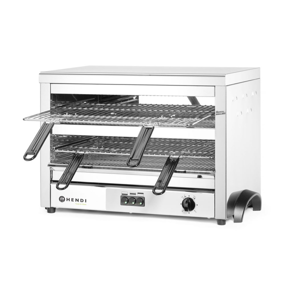 Hendi Quarz-Salamander MAXI GN 1/1, 400V/4500W, 682x528x(H)455mm, Bild 5